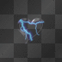 Blue Lightning Bolts