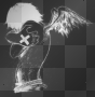 emo boy with wings