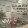 falling houses