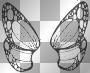 see through butter fly wings