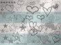 hearts and star
