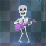 skeloton guitar