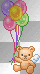 bear & balloons