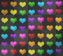 rainbow hearts