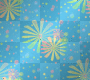 Blue Green Pink FLoral Background