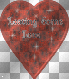 leaving some love candy heart shape box