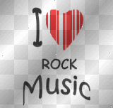 i love rock music