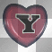 Spinning Heart Letter Y