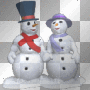 kissingsnowman