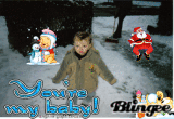 Bradley dans la neige