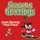 minnie and mickey seasons greetings