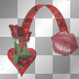 heart lips