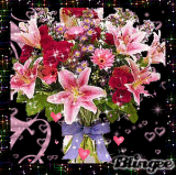 adorable pink heart flowers