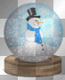 snowman  snowglobe