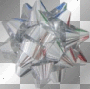 silver christmas bow