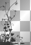 black flowers