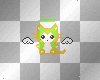 rainbow angel cat