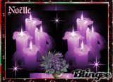 creation bougie mauve