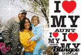 My uncle, Aunt and lil cuzin