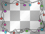 Christmas lights frame