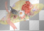 Chapeau de paille à fleurs