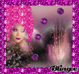 Purple glitter