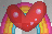 Rainbow heart