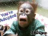 you're adopted