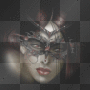 beauty with mask