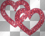 red hearts