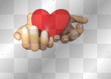 coeur dans la main