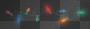 lights with black background