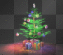 disco christmas tree