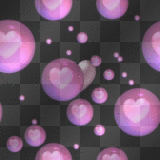 Bubble hearts bigger version