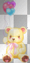 Teddy with Hearts