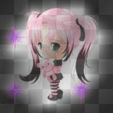 pink glitter girl doll