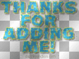 thanks for the add