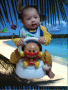 bb go to toilet in the beach