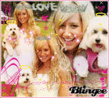 Ashley and her doggie!