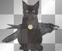 Black cat and Raven