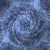 Blue spiral