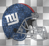 NY Giants Glitter Helmet