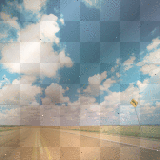 road and sky