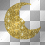 glitter moon