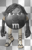 goth m&m