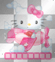 hello kitty animated airplane