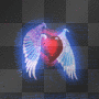Flying heart