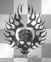 glitter skull