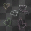 emo hearts
