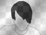 Emo guy doing his hair